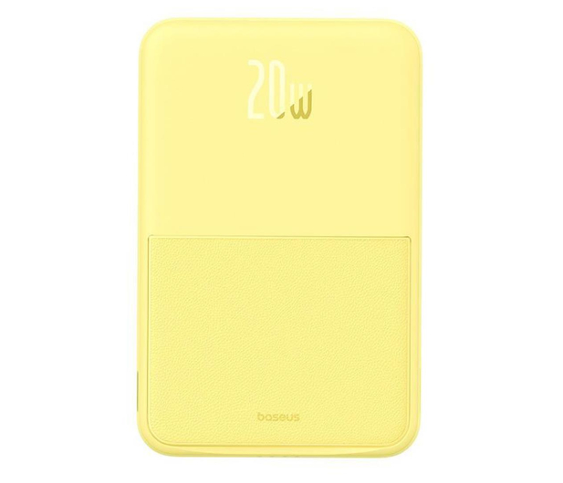 Baseus Powerbank MagPro Magnetic 5000mAh 20W (żółty) - 1266413 - zdjęcie 4